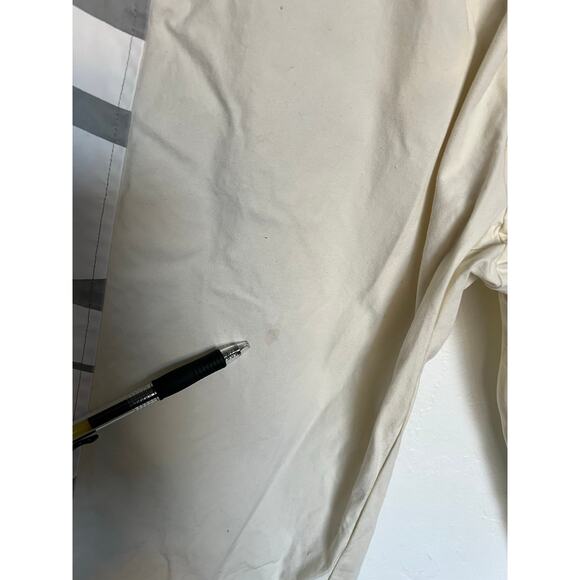 Undefeated Pants Mens Large Logo Cream Ivory Spellout Drawstring Pull On Track - Picture 5 of 10